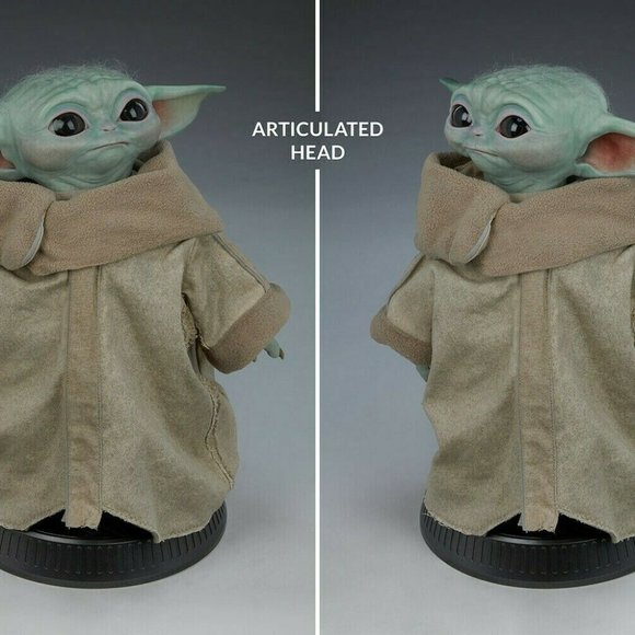 Sideshow Star Wars The Child (Baby Yoda) Life-Size Figure (New) (Factory Sealed) - Picture 3 of 12